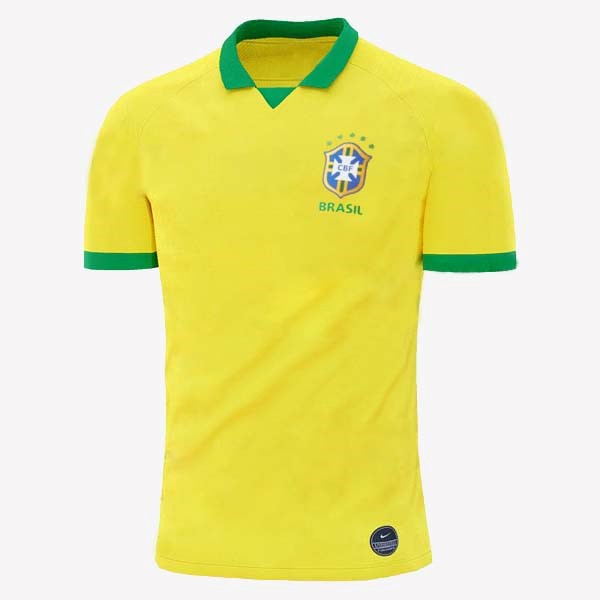 Tailandia Camiseta Brasil Primera equipo 2019 Amarillo
